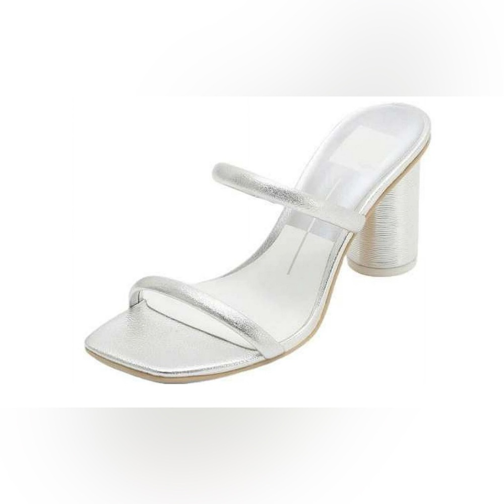 Dolce Vita Noles Silver Strappy Heeled Sandals NWT